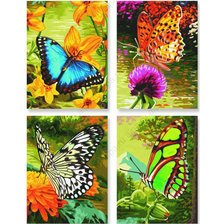 Схема вышивки «бабочка»