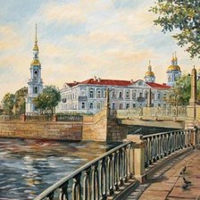 Схема вышивки «Санкт-Петербург»