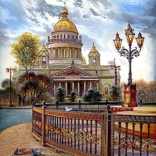 Схема вышивки «Исаакиевский собор»