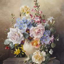 Схема вышивки «Букет цветов»