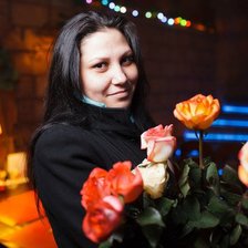 Схема вышивки «я с цветами»