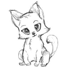 Схема вышивки «котеной»