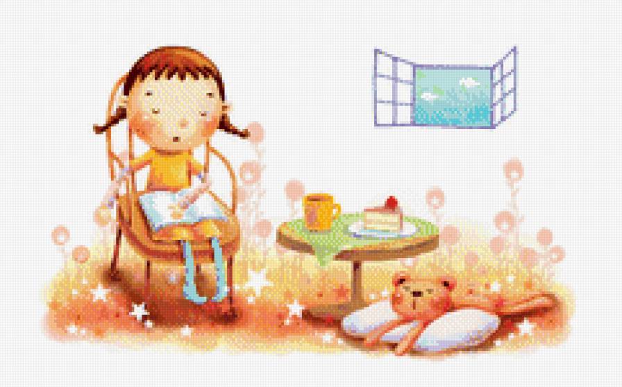 44141 - мультяшки, девочка - предпросмотр