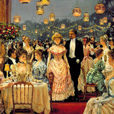 Схема вышивки «на балу»