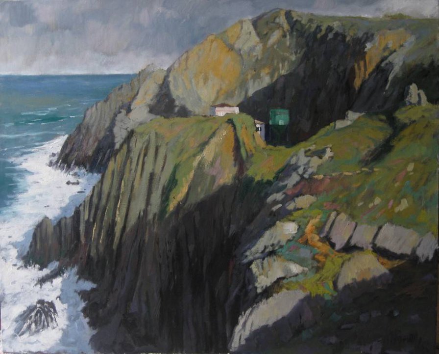 acantilado bakio - paisaje - оригинал