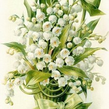 Схема вышивки «серия "ландыши"»