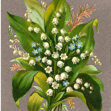 Схема вышивки «серия "ландыши"»