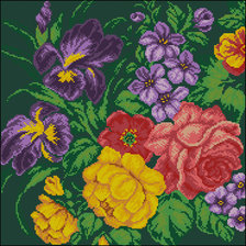 Схема вышивки «Букет»