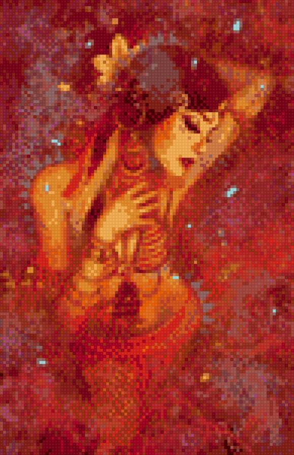 мечтательный танец - танец, индия, девушка - предпросмотр