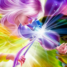 Схема вышивки «музыка цвета»