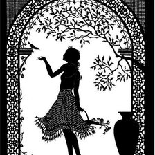 Схема вышивки «встреча»