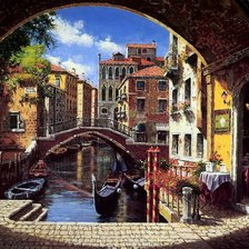 Схема вышивки «венеция»