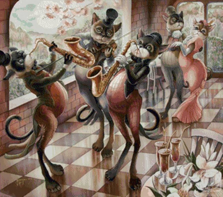 городские коты Надежды Соколовой - животные, коты - предпросмотр