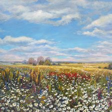 Схема вышивки «родные просторы»