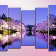 Схема вышивки «полиптих-природа»