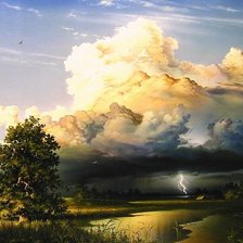 Схема вышивки «Гроза»