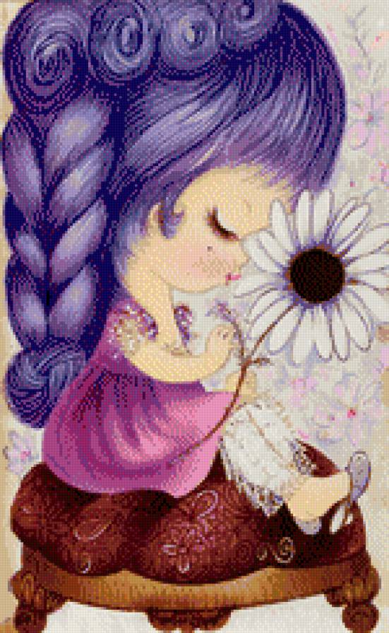 детское - детское, девочка, цветок - предпросмотр