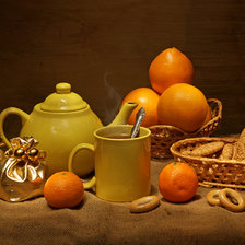 Схема вышивки «Чаепитие»