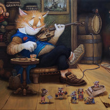 Схема вышивки «Маскаев Александр - Кот Кузьма»