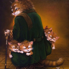 Схема вышивки «Маскаев Александр - Кот Кузьма»