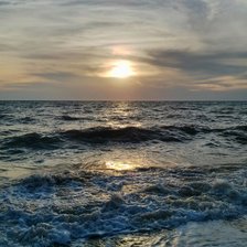 Схема вышивки «Море»