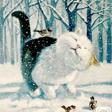 Схема вышивки «Кот»