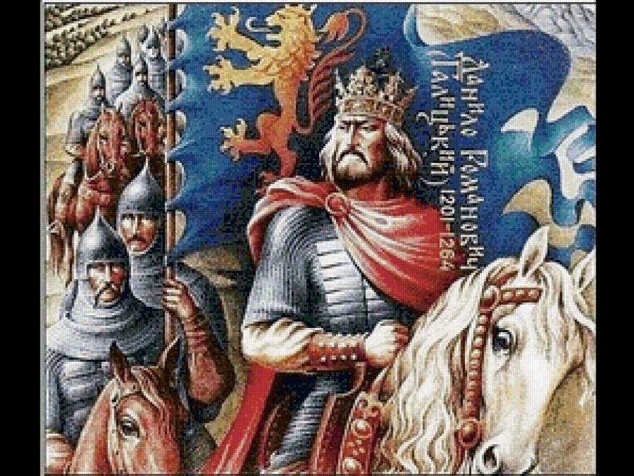 Данило Галицкий - князь, история, портрет, украина, гобелен - предпросмотр