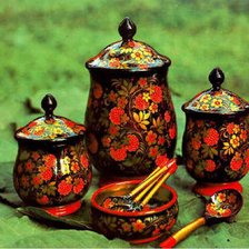 Схема вышивки «Хохлома»