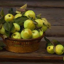 Схема вышивки «яблоки»