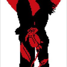 Схема вышивки «вдвоем»