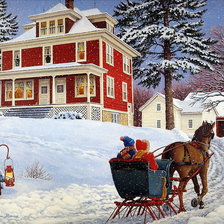 Схема вышивки «утренняя прогулка»