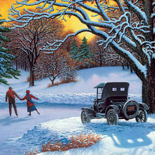 Схема вышивки «свидание»