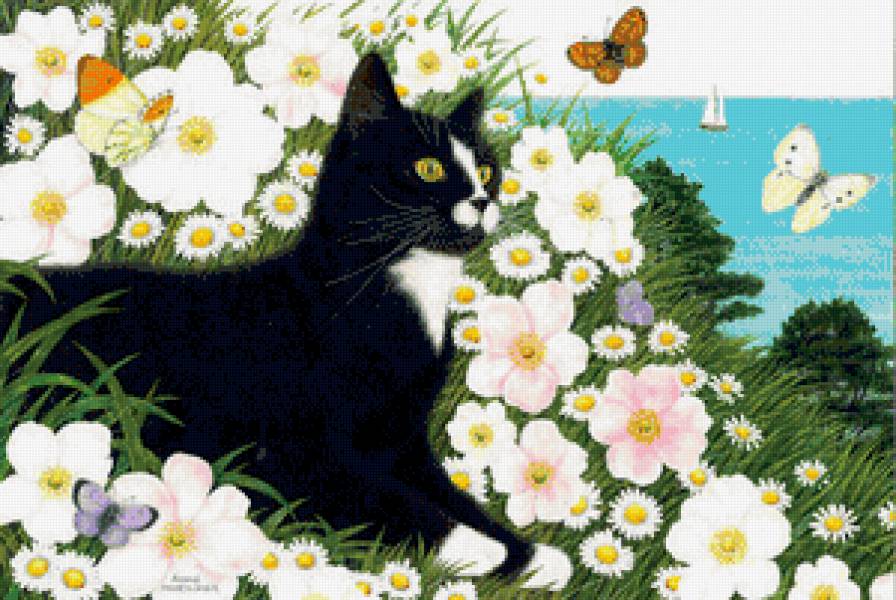 на отдыхе - коты, кот - предпросмотр