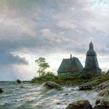 Схема вышивки «Шторм»