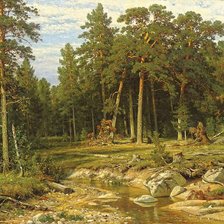 Схема вышивки «Сосновый бор»