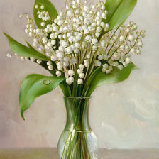 Схема вышивки «душистые ландыши»