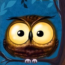 Схема вышивки «сова»