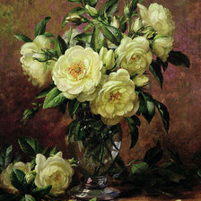 Схема вышивки «Букет желтых роз»