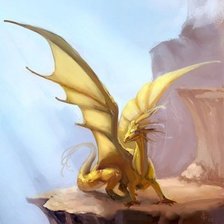 Схема вышивки «Золотой дракон»