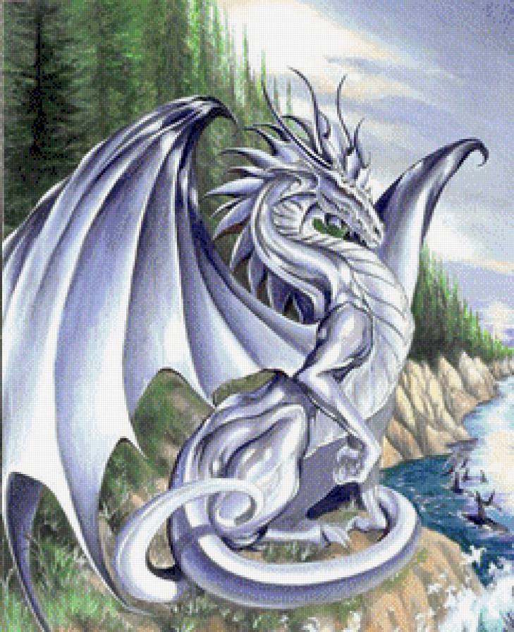 Серебряный дракон - предпросмотр