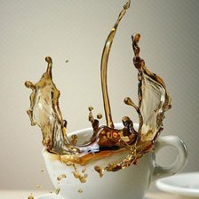 Схема вышивки «чашка кофе»