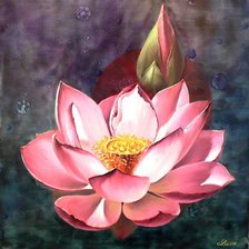 Схема вышивки «лотос»