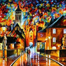 Схема вышивки «романтика в праге»