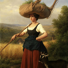 Схема вышивки «Friedrich Eduard Meyerheim (1808-1879) - Rückkehr vom Feld»