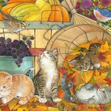 Схема вышивки «осеннее настроение»