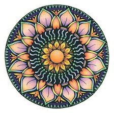 Схема вышивки «mandala»