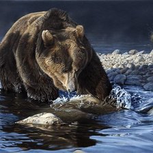 Схема вышивки «рыбалка»