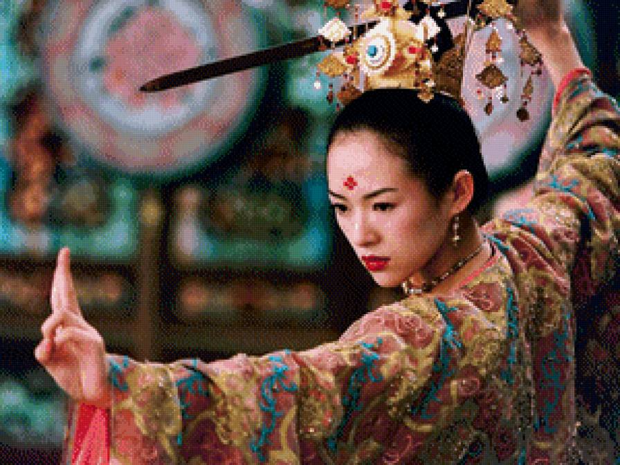 Девушка дом летающих кинжалов - дом летающих кинжалов - предпросмотр