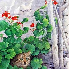 Схема вышивки «в засаде»