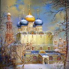 Схема вышивки «Храм»